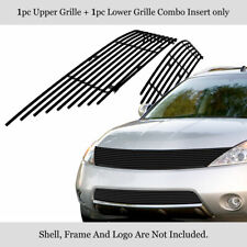 For 2003-2008 Nissan Murano Stainless Black Billet Grille Grill Insert Combo picture