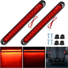 Nilight 10 Inch 15 LEDs Red Trailer Light Bar Turn Tail Lights Brake Light picture