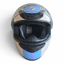 Scorpion EXO-400 Women's Motorcycle Purple Helmet Paradise Full Face (M) picture