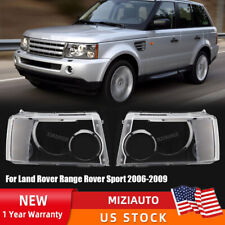 For Land Rover Range Rover Sport 2006-2009 Pair Headlight Headlamp Lens Cover picture