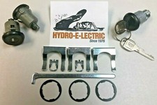 NEW 1978-1989 Monte Carlo Door & Trunk Lock set with GM keys- Black Finish picture