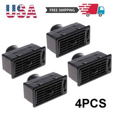 4pcs Car Universal Heat AC Air Exhaust vent Dash Ventilation Outlet for RV Truck picture