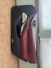 17 18 19 INFINITI Q60 OEM RH Front Right Passenger Door Trim Panel Monaco Red picture