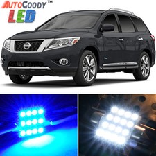 10 x Premium Blue LED Lights Interior Package for Nissan Pathfinder 13-15 + Tool picture