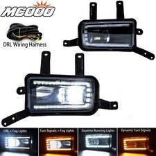 LED Fog Lights For 2015-2020 Chevy Tahoe GMC Yukon XL,w DRL Dynamic Turn Signals picture