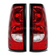 Fit 2003-2006 Chevy Silverado 1500 2500 3500 LH RH Pair Tail Lights Brake Lamps picture