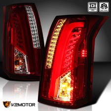 Red/Smoke Fits 2003-2007 Cadillac CTS LED Bar Tail Lights Brake Lamps Left+Right picture