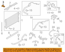 FORD OEM 06-19 Edge Radiator Components-Radiator Upper Bracket AG1Z8A193A picture