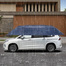 4.6M Semi Automatic Car Umbrella Tent Roof Cover Anti-UV Sunshade picture