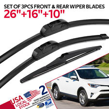 OEM QUALITY Windshield Wiper Blade Kit For Toyota RAV4 2013-2018 of 26''/16''/10 picture