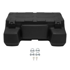 96L Motorcycle Hard Tour Tail Box Scooter Top Trunk Storage Carrier Case Balck picture