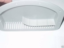 Side Wall Forced Air Vent Cowl Exterior Motorcycle Trailer Camper RV White picture