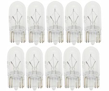 Sylvania Basic 194 3.8W Ten Bulbs License Plate Light Replace Upgrade OE picture