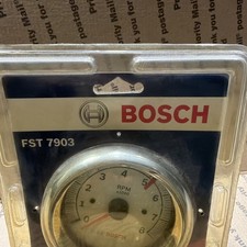 Bosch FST 7903 Sport II 3-3/8” Tachometer 0-8000 RPM White Face New Sealed picture