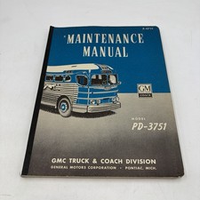 1947 GMC PD-3751 Silversides Bus Maintenance Manual X-4711 GM Coach Very Good picture