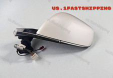 0261 OEM WHITE LEFT DRIVER SIDE MIRROR TESLA MODEL X 2016 2017 2018 2019 2020 picture
