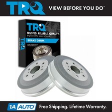TRQ Brake Drum LH RH Rear 2pc Set Fits 2009-13 Chevrolet Silverado 1500 picture