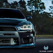 LED Headlights Assembly For Mitsubishi Lancer & EVO X 2008-2017 Headlamps LH+RH picture