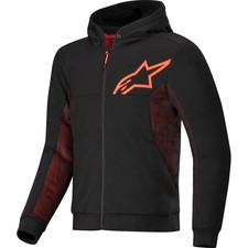 Alpinestars Chrome Air Sport Riding Hoody - Black/Fluorescent Red, Large picture
