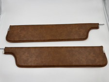 Saddle Brown TAN Sunvisor Set for 1972-1979 Ford Truck, 1978-1979 Bronco picture
