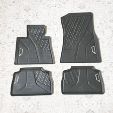 2020-2025 BMW X5 X6 X7 All-Weather Floor Mat Set OEM  4pc Set Black picture