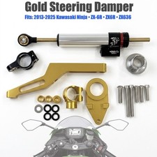 CNC Steering Damper Stabilizer SD Bracket For Kawasaki Ninja ZX-6R 636 2013-2025 picture