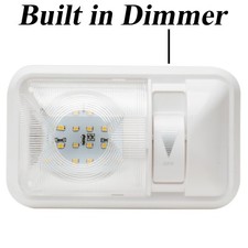 1 New RV Interior Led Ceiling Light Boat Camper Trailer Single Dome 12v 280LM  picture