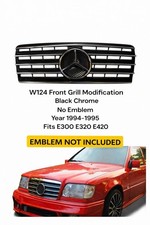 1994 1995 for Mercedes E300 E320 E420 W124 Black Grille & Chrome Modification picture