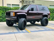 Paintable Fender Flares Fits 1992-1999 GMC Yukon OE Smooth Black Set  picture