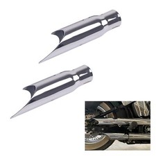 SHARKROAD Gp Shorty Style Slip On Mufflers For Harley Dyna 1990-2017 Models, New picture