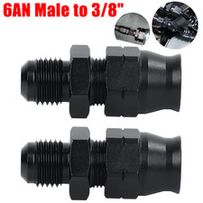 2PC 6AN Male To 3/8