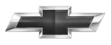 Chevy Black Edition Bowtie Emblem Steel Sign (Small) 21