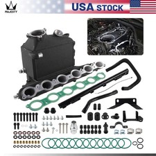 Aluminum Charge Cooler Manifold For BMW M2 G87, M3 G80 G81, M4 G82 G83 S58 Black picture