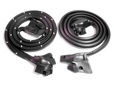 1982-1988 Chevrolet Monte Carlo & SS new rubber door weatherstrip seals, pair picture