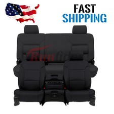 Complete Seat Cover Set for Silverado/Sierra 1500 (2015‑2018) – Front & Rear picture