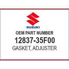 Suzuki GASKET,TENSIONE 12837-35F00 OEM NEW picture