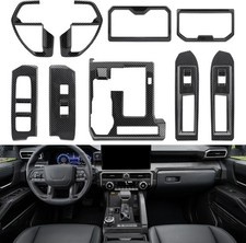 Glossy carbon fiber Interior Trim Kit Fit for Toyota Tacoma 2024-2026 | 9PCS picture