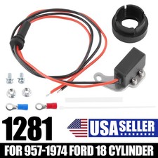 For Ford V8 Pertronix 1281 Ignition Points-to-Electronic Conversion Kit Ignitor~ picture