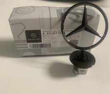 Genuine Mercedes Night Series Hood Star Ornament W221 W222 W223 X167 W212 213 picture