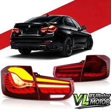 FULL LED Tail Lights For 12-18 BMW F30 F35 Sedan/F80 M3 GTS Style Red Rear Lamp picture
