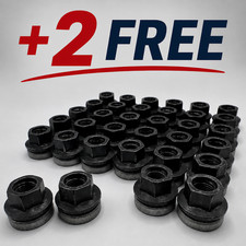 34 OEM FORD SUPER DUTY LUGNUTS, A SET OF 32 + 2 FREE INCLUDED, BK3Z-1012-A picture