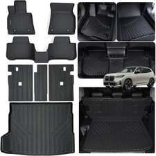 LJWAITO TPE All-Weather Floor, Cargo & Backrest Liners for 2025 BMW X3-ABK 1396P picture