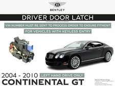2004-2010 Genuine Bentley CONTINENTAL GT  LEFT/ DRIVER Door Latch Keyless Entry picture