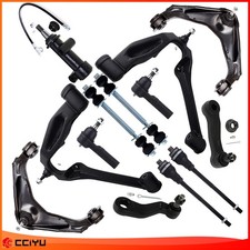 For 2001-2006 Chevy Silverado 2500 3500 Front Upper & Lower Control Arm Tie Rod picture