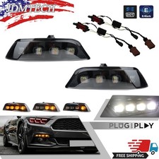 for 2015-2017 Ford Mustang Fog Lights LED DRL Sequential Signals Left & Right picture
