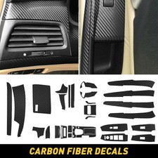 New Carbon Fiber Style Decor Interior Kit Cover Trim For Honda Accord 2008-2012 picture