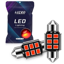 DE3175 LED Bulbs, Super Bright Red 2835 Chipsets Canbus Error Free 31mm 1.25