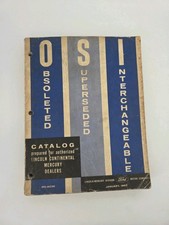O.S.I. Catalog Lincoln Continental Mercury January 1963 picture