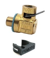 Fumoto F133 Quick Oil Drain Valve M12-1.25 Threads LC10 Safety Clip s/s F103 picture