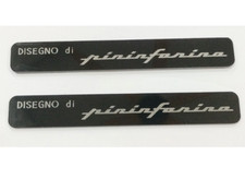 pininfarina emblem 2pcs new alfa fiat maserati coupe ferrari f40 308 f50 picture